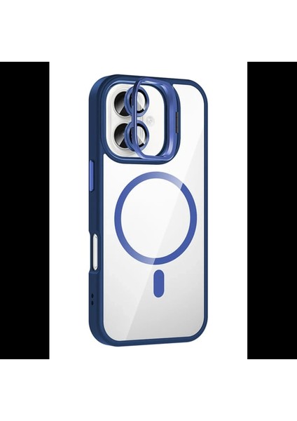 Apple iPhone 16 Remim Lensli Magsafe Standlı Kapak