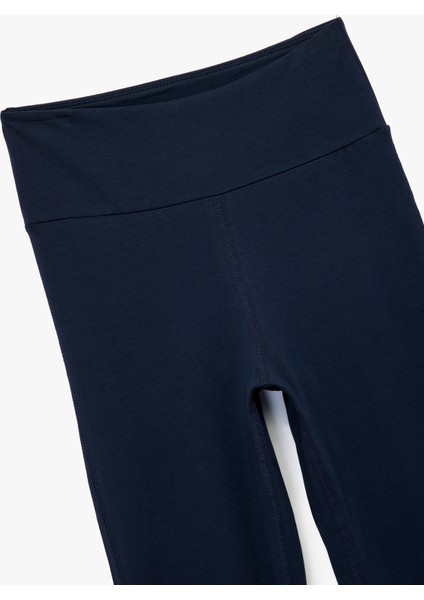 Ispanyol Paça Slim Fit Yüksek Bel Spor Tayt modelleri