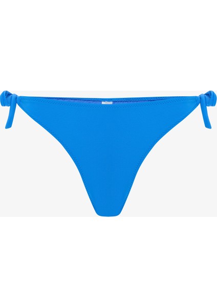 Mavi Düşük Bel String Bikini Altı