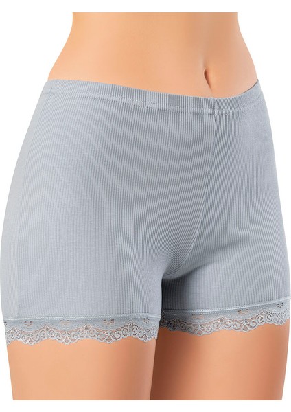 Incili 3'lü Set Kadın Kaşkorse Paça Dantelli Şort modelleri