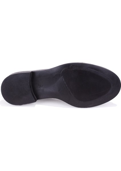 DZA07-863701 Siyah Günlük Loafer Kadın Ayakkabı modelleri