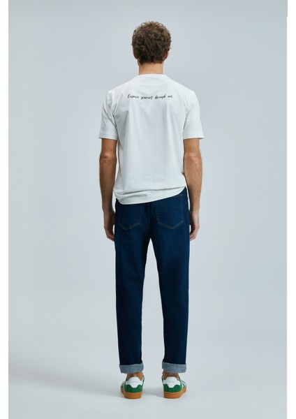 Funky Modern Grafik T- Shirt Siyah