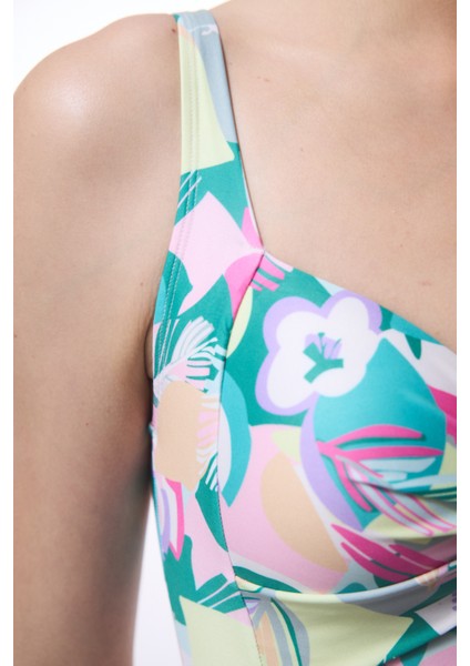 Renkli Sheila Büzgülü Mayo