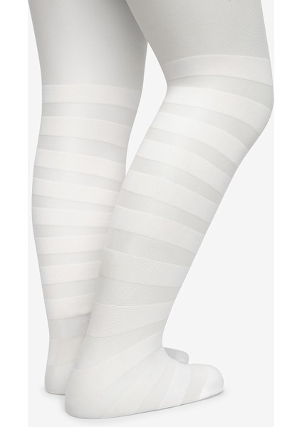 Pretty Stripe Külotlu Çorap