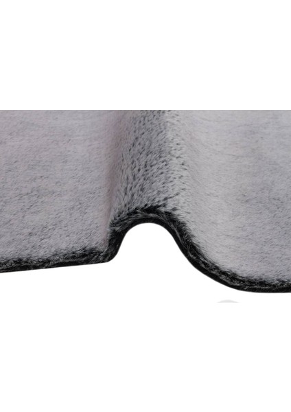 Solo 1614 Gri - Tüy Dökmez Kaydırmaz Tabanlı Modern Peluş Halı modelleri