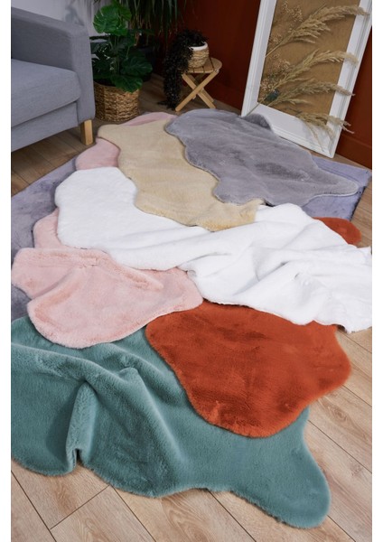 Solo 1614 Gri - Tüy Dökmez Kaydırmaz Tabanlı Modern Peluş Halı indirimleri