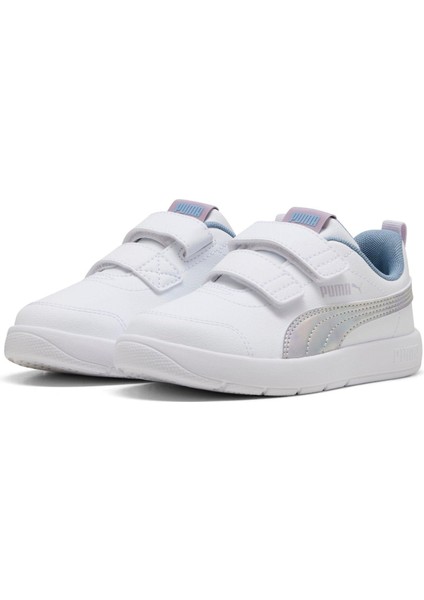 Courtflexv3 Space Belle V Ps-White-Lilac Crush Çocuk Ayakkabı-Beyaz