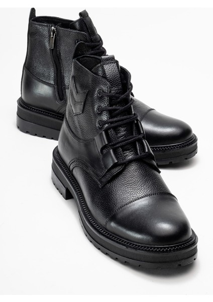 Hakiki Deri, Fermuarlı, Içi Kürklü, Suya Dayanıklı, Iç Dış Deri, Erkek Bot