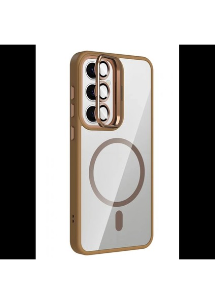 Samsung Galaxy S25 Remim Lensli Magsafe Standlı Kapak modelleri