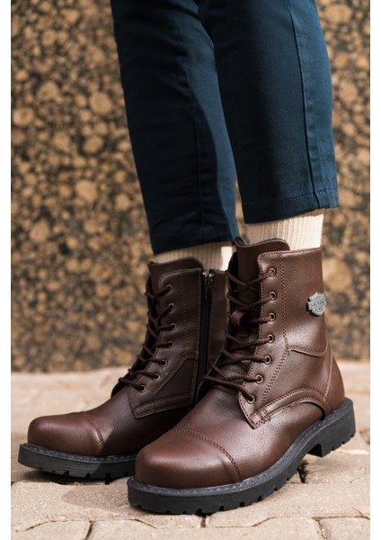 Era 3pr Kahverengi Erkek Biker Bot