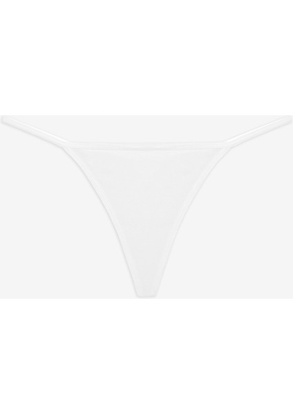 New Basic Çok Renkli 3lü Pamuklu String Külot