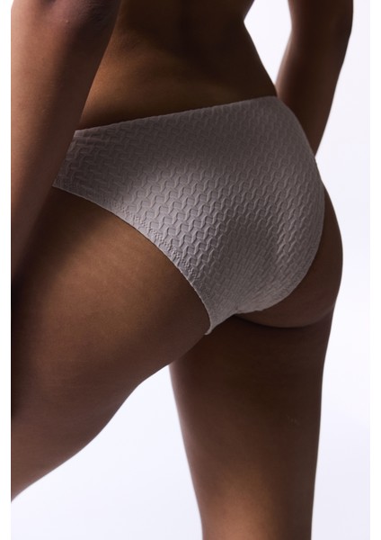 Taş Rengi Alice Yüksek Bel Bikini Altı