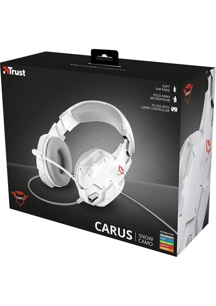 Gxt 322W Carus Snow Beyaz Kamuflaj Gamer Kulaklık
