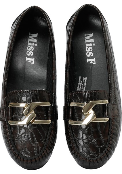 DW23003 3pr Kahverengi Kadın Loafer