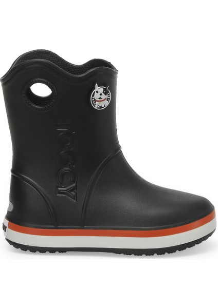 Bınono BINONO TOG F 2PR Siyah Erkek Çocuk Yağmur Çizmesi