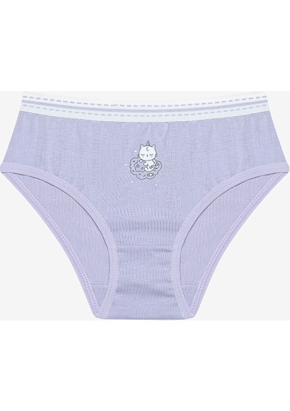 Kız Çocuk Caticorn 5li Çok Renkli Slip Külot
