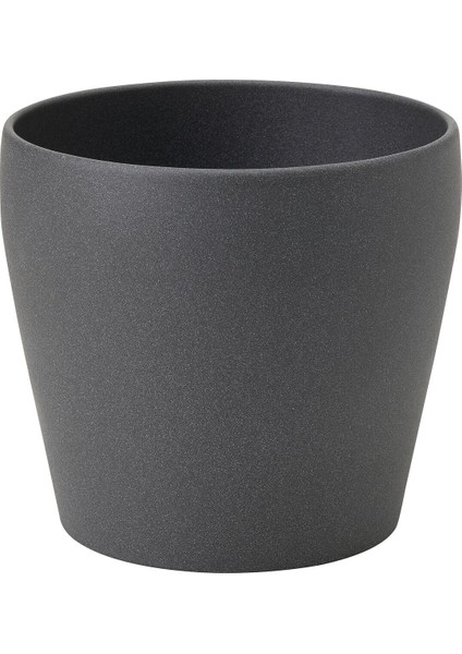 Toprak Saksı, Koyu Gri, 15 cm