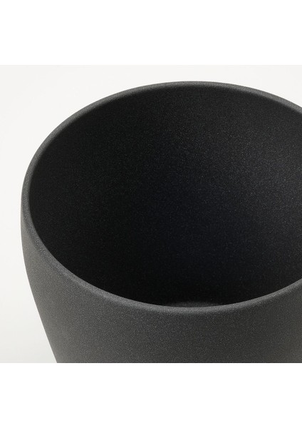 Toprak Saksı, Koyu Gri, 15 cm modelleri
