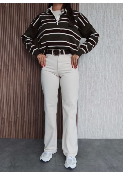 Ekru Straight Orj Jean indirimleri