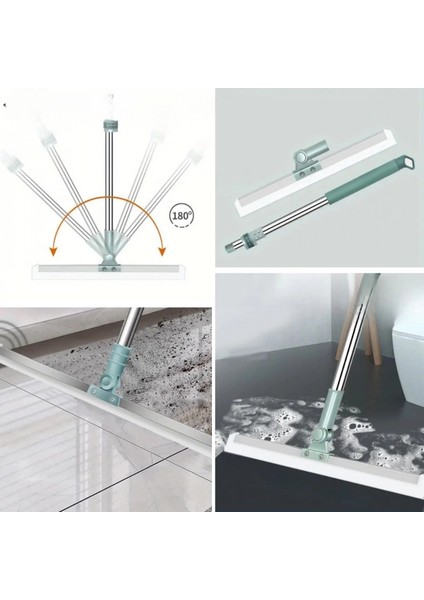 Teleskopik Oynar Başlıklı Cam,zemin Silme Aparatı Çekçek fırsatları