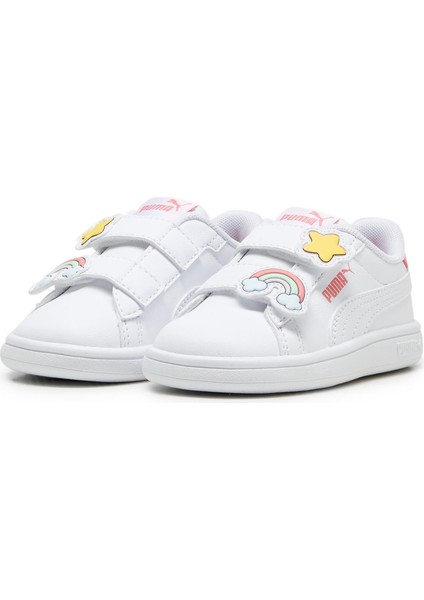 Smash 3.0 Badges V Inf-White-Passionfruit Çocuk Ayakkabı-Beyaz fiyatları