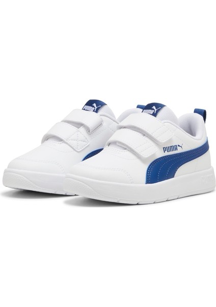 Courtflex V3 V Ps-White-Clyde Royal Çocuk Ayakkabı-Beyaz