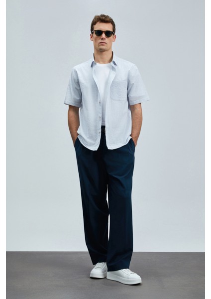 Kamer Erkek Basic Gömlek Regular Fit Lacivert