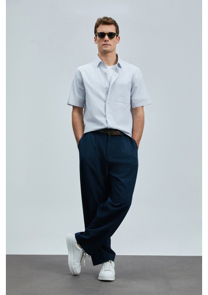 Kamer Erkek Basic Gömlek Regular Fit Lacivert