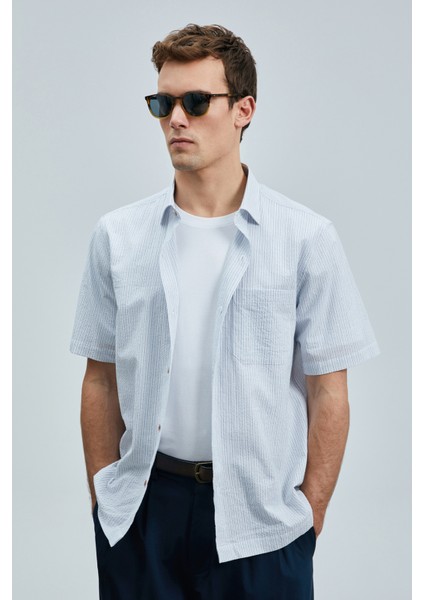 Kamer Erkek Basic Gömlek Regular Fit Lacivert