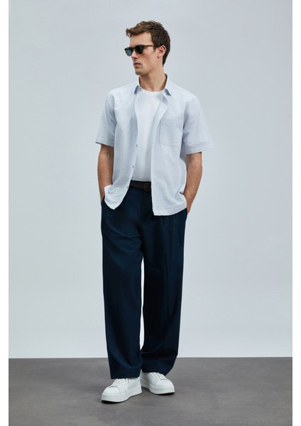Kamer Erkek Basic Gömlek Regular Fit Lacivert