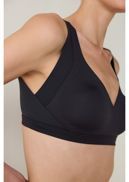 Aging Siyah Contour Balensiz Dolgusuz Sütyen