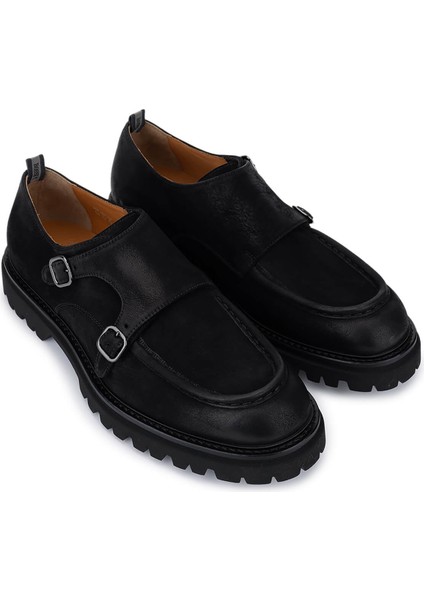 Erkek Hakiki Deri Siyah Casual Ayakkabı 668 891 Erk Ayk SK25-26 Nero fiyatları