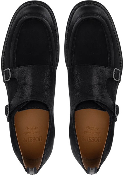 Erkek Hakiki Deri Siyah Casual Ayakkabı 668 891 Erk Ayk SK25-26 Nero indirimleri