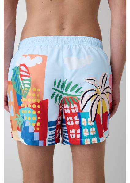 Renkli Erkek Şort Mayo