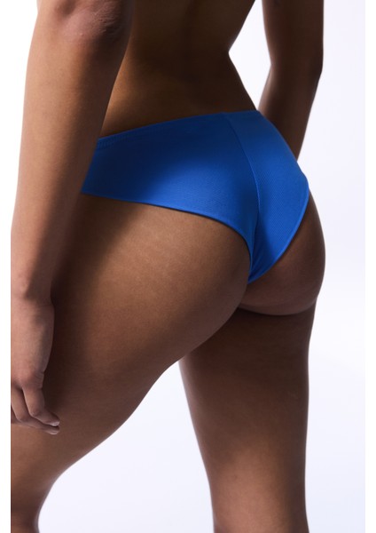 Ophelia Minimal Kesim Mavi Hıpster Bikini Altı