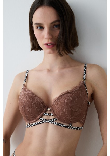 Fervour Leo Kahverengi Sütyen