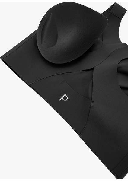 #izbırakmaz Siyah Orta Destek Zero Feel Bra Spor Sütyeni