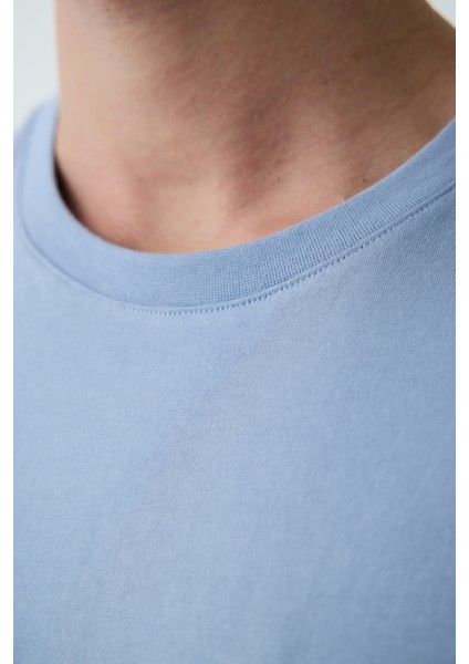 Bird Mavi Pantolon Pijama Takımı