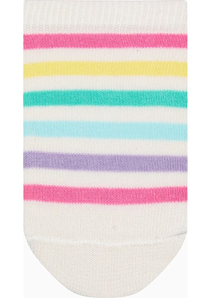 Kız Çocuk Cool Seahorse Renkli 4lü Patik Çorap