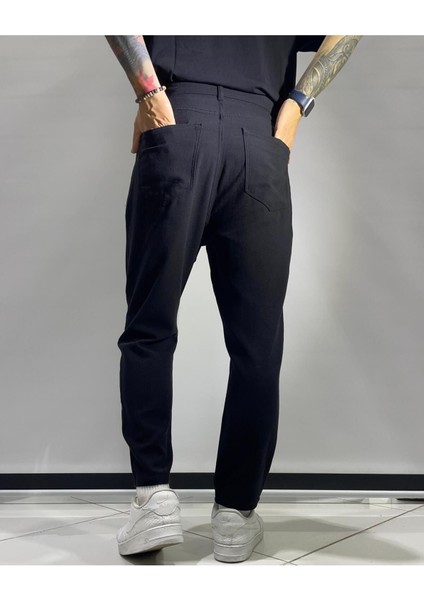 Boyfriend Kesim Keten Pamuk Erkek Pantolon