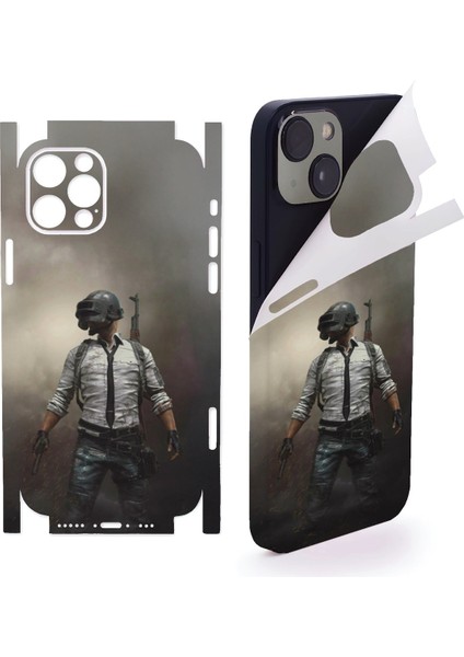 Apple İphone 15 Plus full kaplama koruma sticker kılıfsız kullanım çizilme önleyici PUBG 1