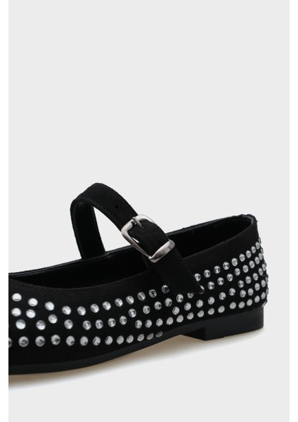 Kadın Mary Jane Babet Ayakkabı Tokalı Suni Deri Düz Topuklu Rahat Tasarım