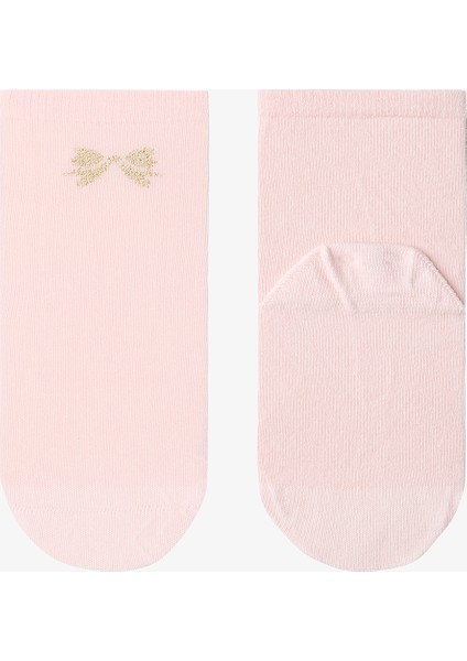 Karışık Renkli Kız Çocuk Ballet Balerin Desenli 4'lü Pamuklu Soket Çorap