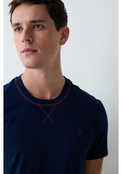 Navy Star Pijama Takımı