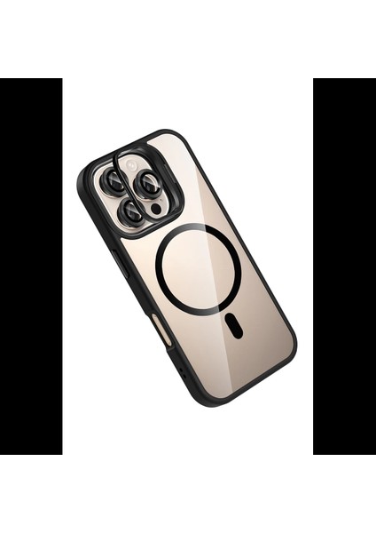 Apple iPhone 16 Pro Max Remim Lensli Magsafe Standlı Kapak modelleri