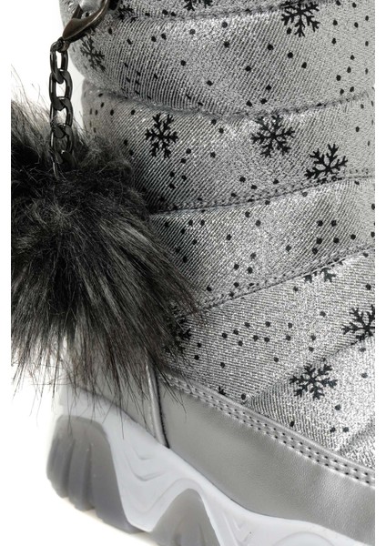 Bınono BINONO LENO F 3PR GRI Kız Çocuk Kar Botu