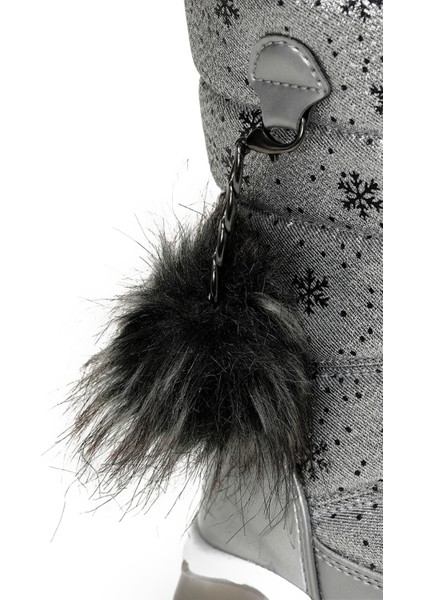 Bınono BINONO LENO F 3PR GRI Kız Çocuk Kar Botu