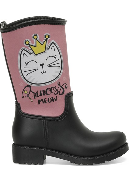 Bınono BINONO ELIS F 3PR Siyah Kız Çocuk Yağmur Çizmesi