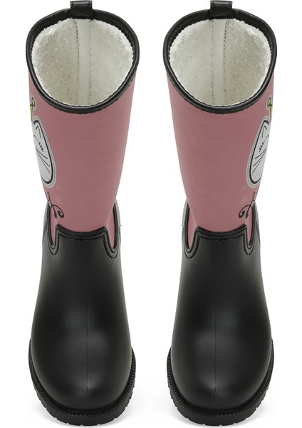 Bınono BINONO ELIS F 3PR Siyah Kız Çocuk Yağmur Çizmesi