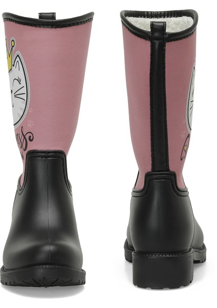 Bınono BINONO ELIS F 3PR Siyah Kız Çocuk Yağmur Çizmesi